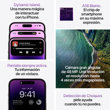 Cargar imagen en el visor de la galería, Apple iPhone 14 Pro Max (256 Gb) - Morado Oscuro - Sellado
