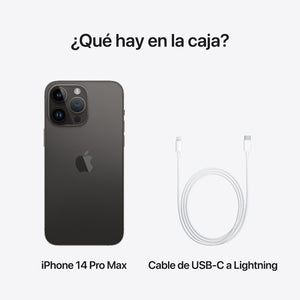 Apple iPhone 14 Pro Max (256 Gb) - Negro Espacial - Sellado