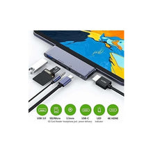 Cargar imagen en el visor de la galería, Hub Usb C Para iPad Pro 2020 / 2018 Usb Type-c To Puertos
